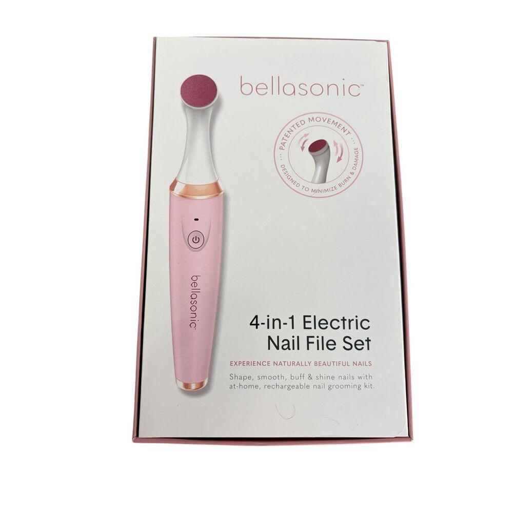 Bellasonic 4-in-1 Electric Nail File Set New in Box Rechargeable